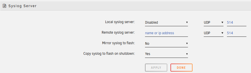 Servidor Syslog